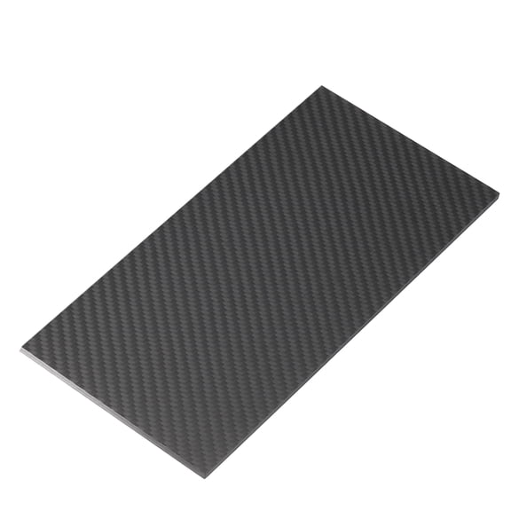 100 x 250 x 4mm Carbon Fiber Board Plate Matte Twill Weave Panel Sheets Flexible for RC Aircraft, Model Car
