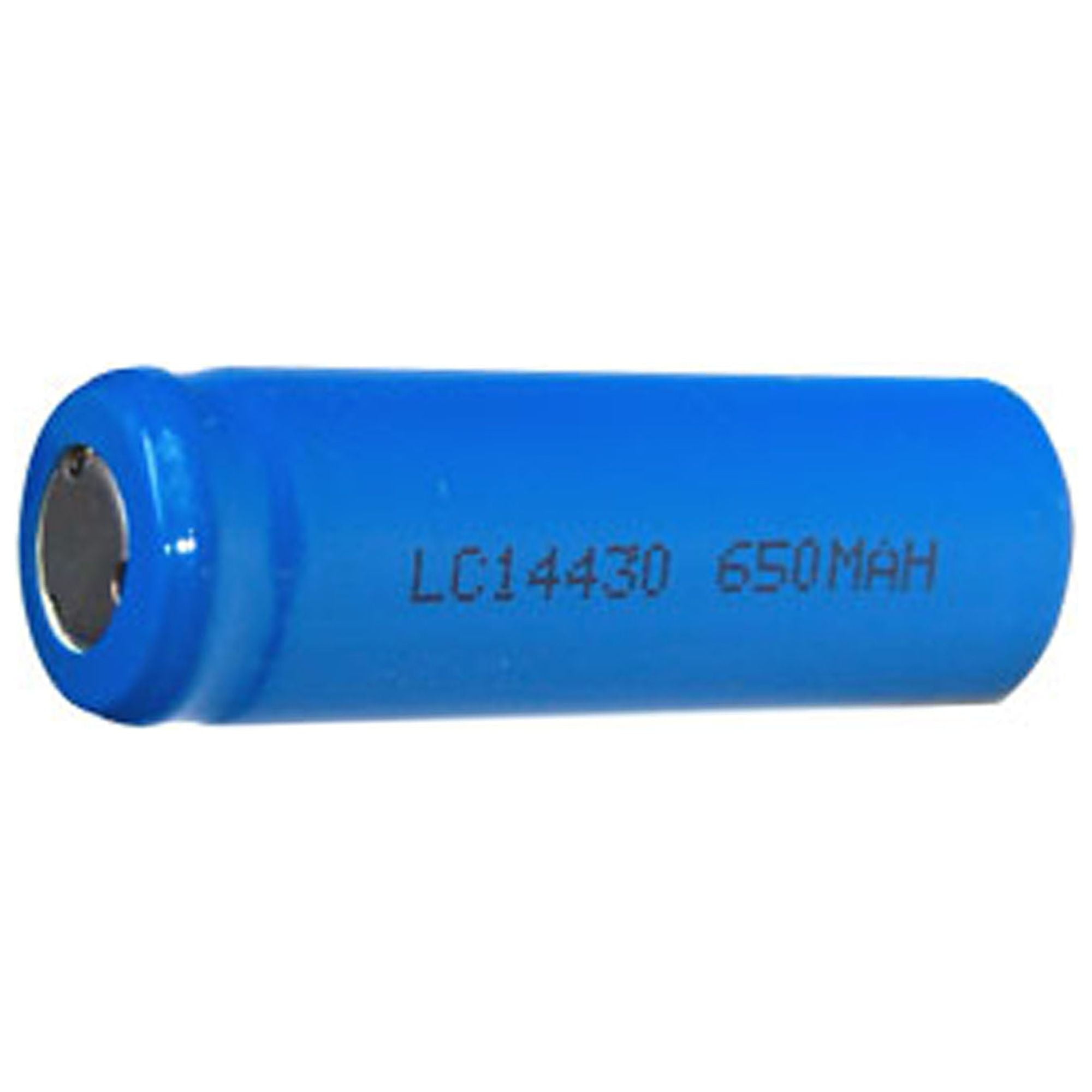 100 x 4/5 AA 3.7 Volt Lithium Ion 14430 Flat Top Batteries (650 mAh)