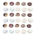 thumbnail image 1 of 100 x 8 mm Pearl Buttons Mother of Pearl Shell Round Heads, 1 of 3