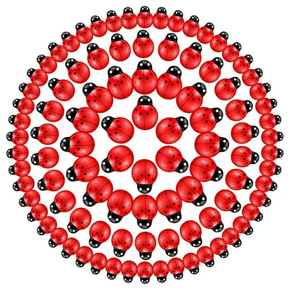 100 x Ladybugs-as shown