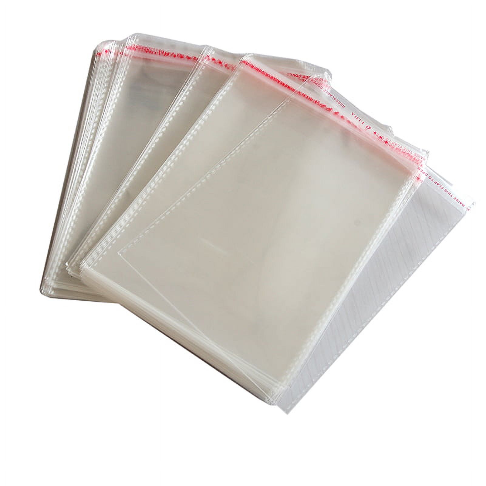 100 x New Resealable Clear Plastic Storage Sleeves for regular CD Jewel
