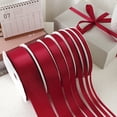 thumbnail image 1 of Tivamiko Single Face Satin Polyester Ribbon for Sewing, Crafts and Gifting, 100 Yard, 5/8 Inch, Wine Red, 1 of 6