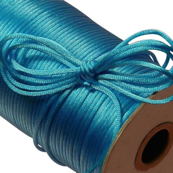 100 yards Satin Rattail Cord 2mm shamballa nylon macrame kumihimo string
