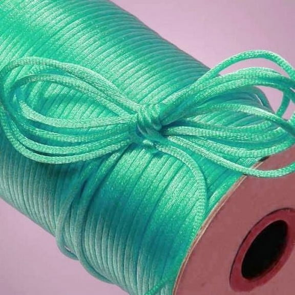 100 yards Satin Rattail Cord 2mm shamballa nylon macrame kumihimo string