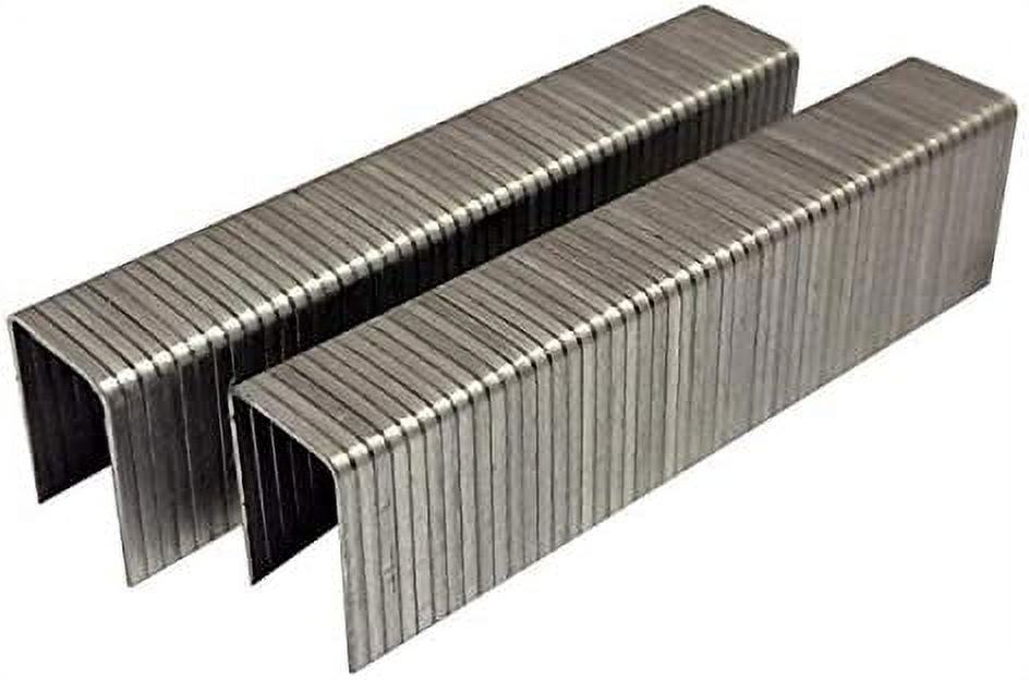 1000 1/4" L. x3/8" Galvanized Fine Wire Steel Staples, Pins 20Gauge