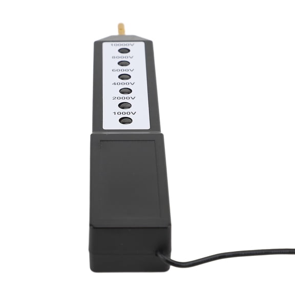 1000-10000V Waterproof Electric Fence Voltage Tester Fault Finder Meter with 6 LED Indicator Lights (8.66 in / 22 cm)