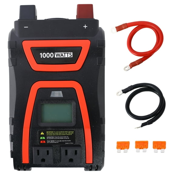 1000 - 3000 Watts Power Inverter Modified Sine Wave Car LED Display , Portable AC Power  Emergencies, Job Sites, Trucks Boats Off Grid RV Camping,12V to 115 Volts,  – ETL Approved