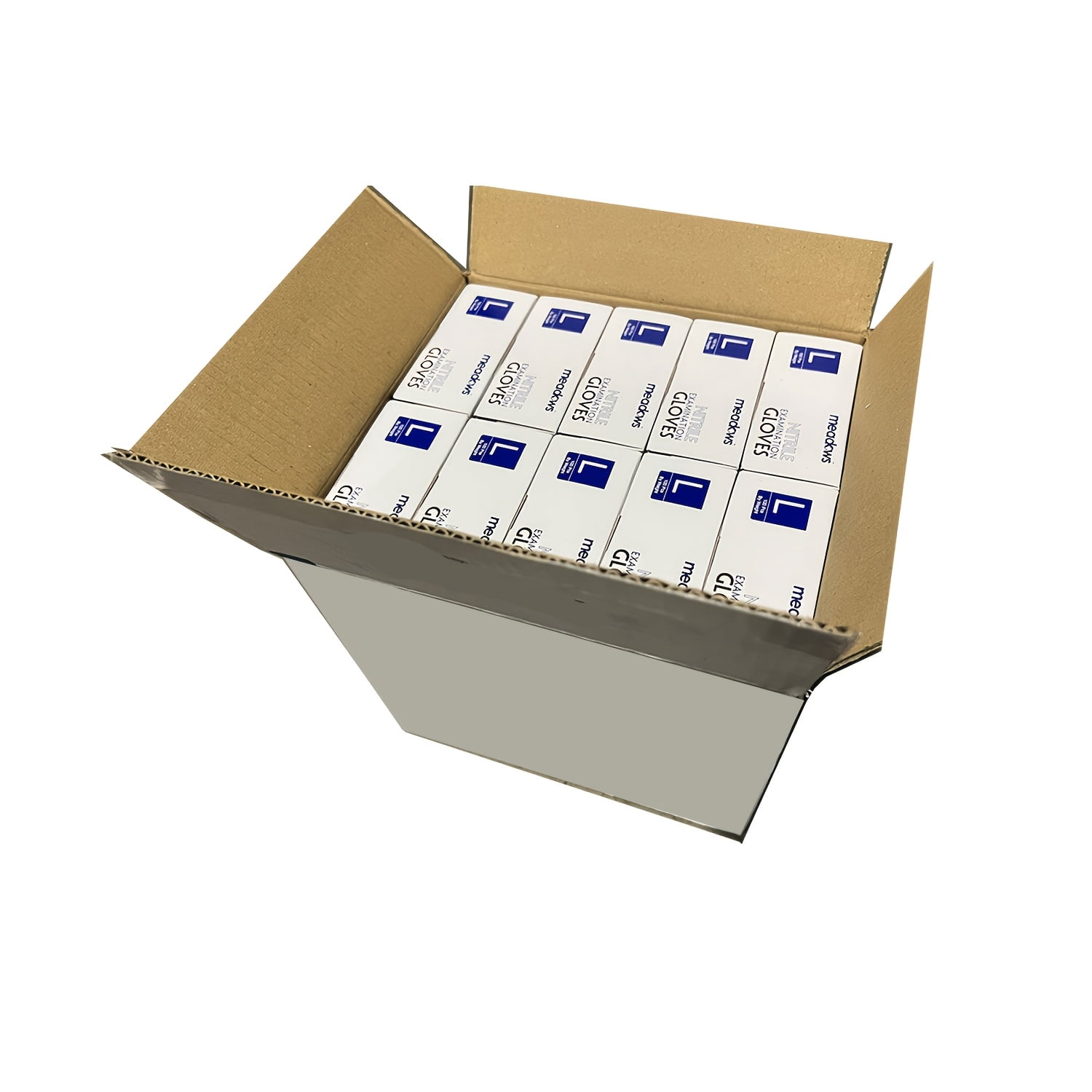 1000/300Pcs Blue Nitrile Disposable Gloves, Latex & Powder-Free, Heavy ...