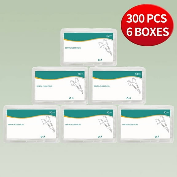 1000/600/300/150PCS - Ultra fine dental floss stick - Clean the gaps between teeth with one piece - Oral care tool