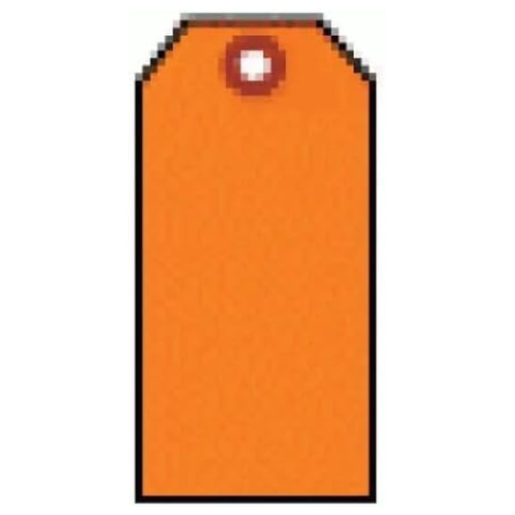 1000 . #7 Fluorescent Orange Colored Shipping . Size: 5 3/4" x 2 7/8".