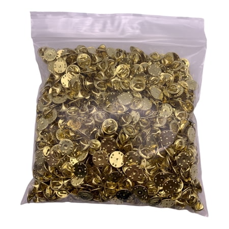 1000 Brass Military Butterfly Clutch Pin Backs
