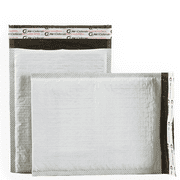 1000 Count #0 6.5x10 Poly Self-Sealing Bubble Mailers Usable 6.5x9