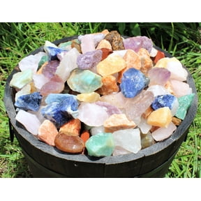 1000 Carat Bulk Lot Brazil Mix - Bulk Natural Rough Tumbler Rocks Stones