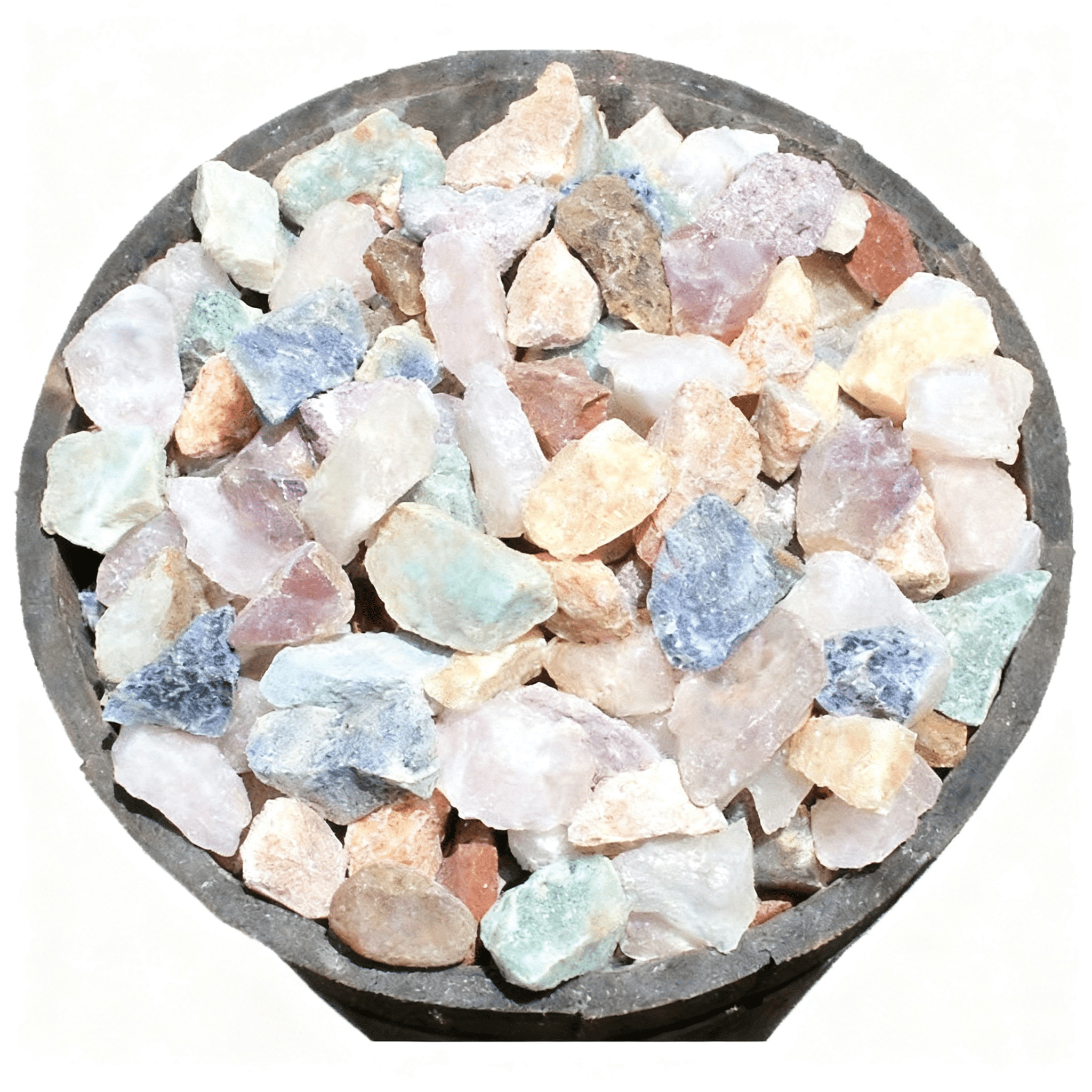 1000 Carat Bulk Lot Brazil Mix, Bulk Natural Rough Tumbler Rocks Stones
