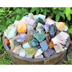 1000 Carat Bulk Mix Assorted Rough INDIA Mix Stones (Raw Natural Rocks)