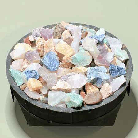 1000 Carat Rough Brazil Mix Rocks and Stones Bulk Lot for Rock Tumbling, Collecting and Lapidary