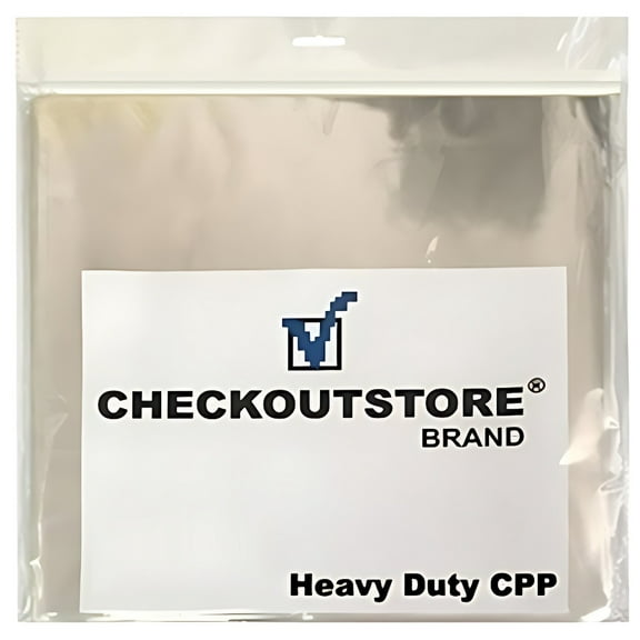 1000 CheckOutStore Clear Plastic CPP for 12" LP Vinyl 33 RPM Record ONLY (INNER Sleeves)