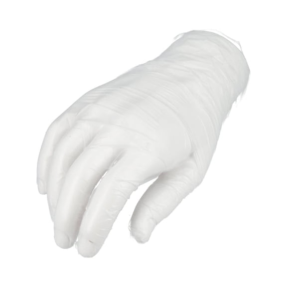 MMBM Powder Free Vinyl Disposable Gloves, Medium, Clear, Latex Free Exam Grade Soft and comfortable 1000 Pieces Single Use Only
