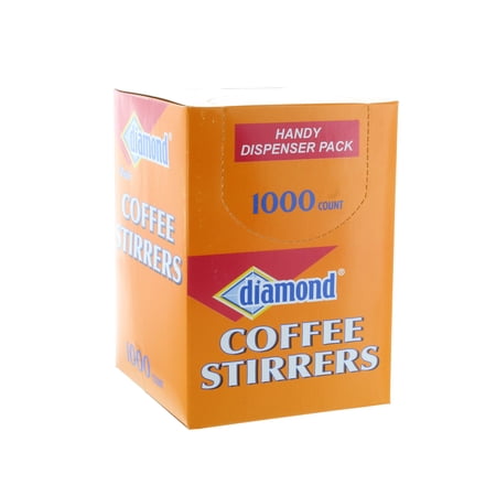 1000 Coffee Drink Stirrer Straw Stix Beverage Cocktail Plastic Dispenser Pack