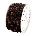 1000' Commercial C7 Christmas Light Socket Set Spool 12" Spacing Brown Wire