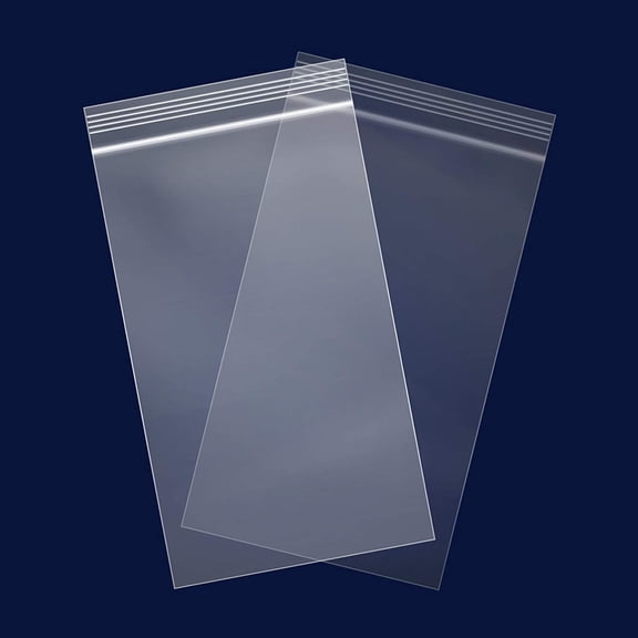 - 1000 Count - 6" x 9" Clear Reclosable Zip Plastic Poly Bags 2 Mil for A7 A8 A9 Cards & Envelopes, Bakery, Cookies, Treats