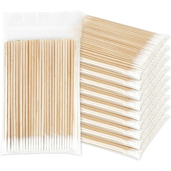 1000 Count Microblading Cotton Swab, Cotton Swabs Pointed Tip, Cotton Swabs Wood Sticks, Cotton Tipped Applicator, Tattoo Permanent Supplies (1000pcs)