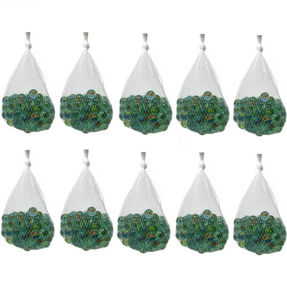 1000 Count of Cats Eyes Glass Marble, Cat's Eyes Marbles 5/8" in Bulk, Shooters Sling Shot Ammo, Assorted Colors