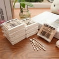 thumbnail image 1 of 1000 Ct Cotton Swabs Double Tipped Applicator Q Tip Clean Ear Wax Makeup Remover, 1 of 7