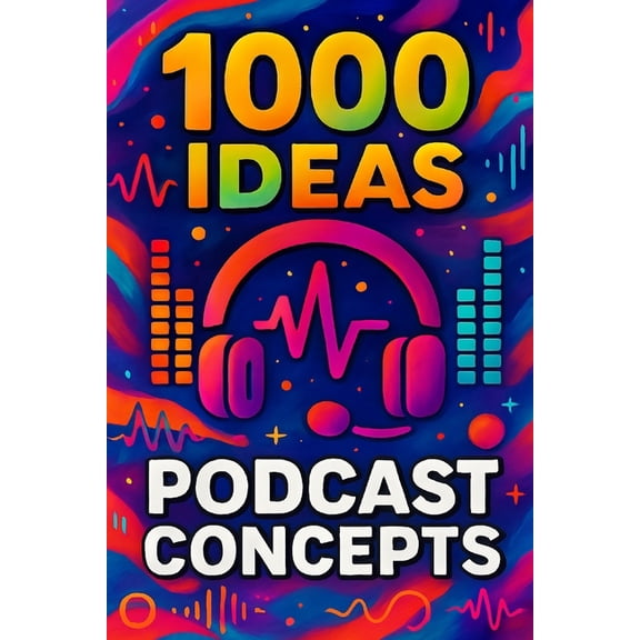 1000 Ideas Books 1000 Ideas: Podcast Concept: Fuel your voice. Frame your story. Fill the air., (Paperback)