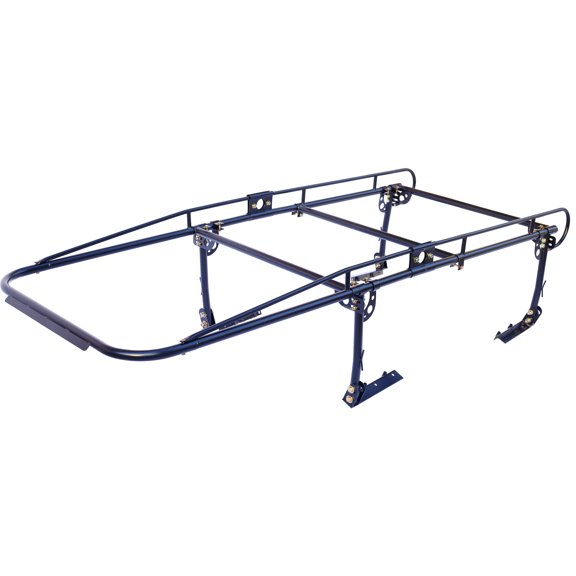 1000 LBS Adjustable Truck Contractors Rack Ladder Pickup Kayak Lumber Rack Side Bar Long Cab,