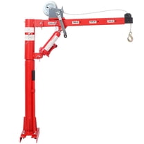 1000 Lbs Pickup Truck Crane With Manual Winch, Four Capacity for 500 lbs/600 lbs/700 lbs/1000 lbs,Heavy Duty Lifting for Factory, Warehouse, Construction,