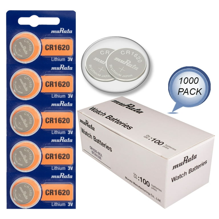 LiCB 10 Pack CR1620 3V Lithium Button Battery CR 1620 Battery for