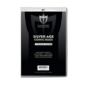 1000 Max Protection Silver Age Comic Book Bags - Ultra Clear Protection - Qty= 1000 Bags