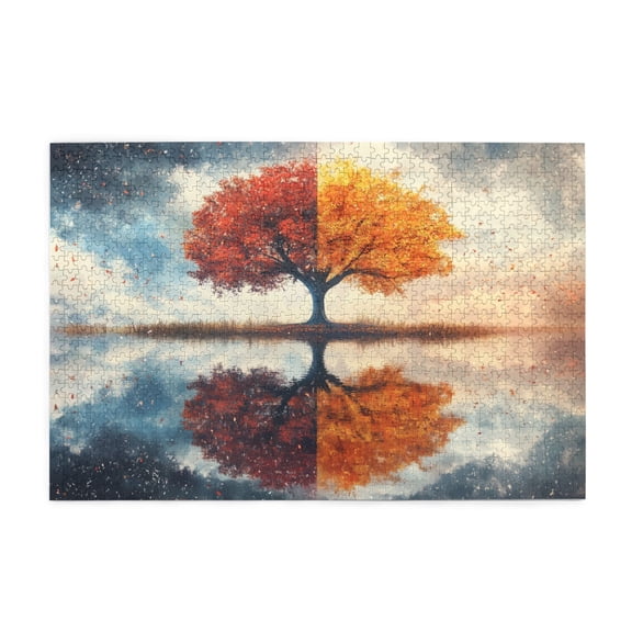 1000 PCS 1000 Piece Wooden Puzzles Flower Butterfly Path,High Difficulty Puzzle,Vibrant And Stunning Design,Enchanting Flower Butterfly Path Landscape Puzzle,Creative Activity Hobbies For Adults
