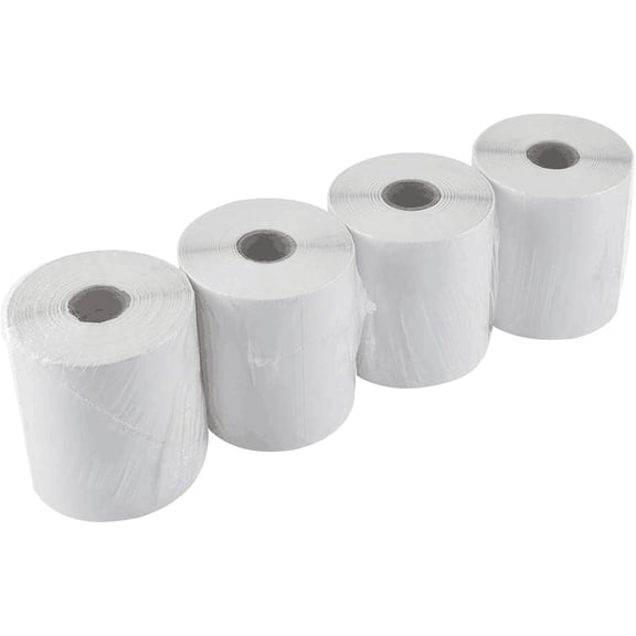 1000 PCS 4"x 6" Direct Thermal Labels Strong Adhesive White Perforated Shipping Label, Compatible with Zebra, , , , 250 Labels per Roll, 4 Rolls