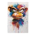 thumbnail image 1 of 1000 PCS Angry Monkey Graffiti 1000 Piece Vibrant Jigsaw Puzzle,Wonderful Imagination,Characterized By Exquisite And Colorful Illustrations,Depicting An Angry Monkey,Funny Animal Wooden Puzzle, 1 of 6