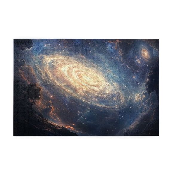1000 PCS Beautiful Cosmic Galaxy Puzzles For Adults 1000 Pieces,Wonderful Imagination,Enjoy The Puzzle Solving Process,Charm Cosmic Wooden Jigsaw Puzzles 1000 Piece,Experience The Profound Universe