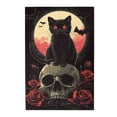 thumbnail image 1 of 1000 PCS Black Cat And Skull Rose Night 1000 Piece Puzzle For Adults,Brain Challenge,Wonderful Imagination,Funny Black Cat Wooden Jigsaw,Puzzles Suitable For Entertaining With Family During Holidays, 1 of 6