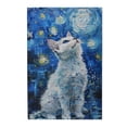 thumbnail image 1 of 1000 PCS Cat Under The Fantasy Stars 1000 Piece Vibrant Jigsaw Puzzle,Ideal For Relaxation And Family Fun,Stunningly Vibrant Colors,Modern Art Animal Wooden Puzzle,Unique And Beautiful Design, 1 of 6