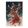 thumbnail image 1 of 1000 PCS Christmas Deer 1000 Piece Vibrant Wooden Puzzle,Relax Yourself,Collectible Puzzle Featuring Christmas,Create A Festive Atmosphere,Puzzle Suitable For Entertaining With Family During Holidays, 1 of 6