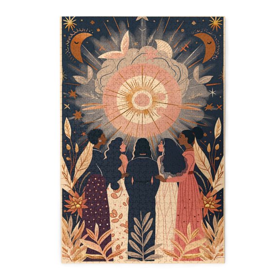 1000 PCS Classic Divination Illustration Puzzles For Adults 1000 Pieces,Brain Challenge,Wonderful Imagination,Great For Relaxation And Display For Puzzle Lovers,Funny Wooden Puzzles