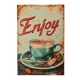 thumbnail image 1 of 1000 PCS Enjoy Coffee 1000 Piece Wooden Jigsaw Puzzles,Relax And Enjoy The Fun Of Jigsaw Puzzles,Featuring Vintage And Exquisite Illustrations, Depicting A Cup Of Coffee,For Coffee Lovers Gift, 1 of 1