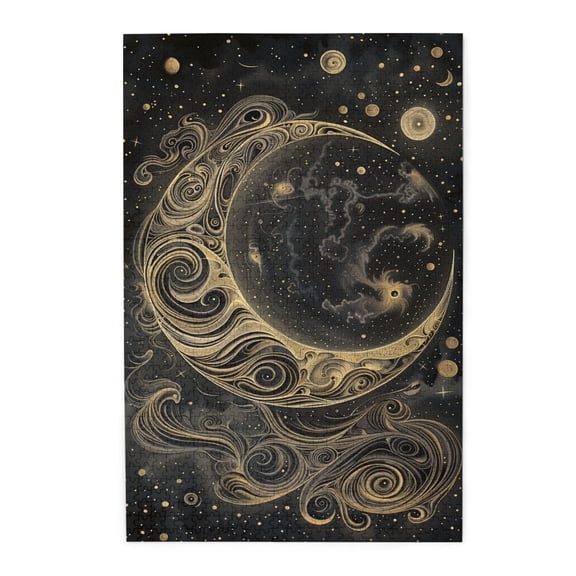 1000 PCS Exquisite Moon Universe Wooden Puzzles 1000 Piece,Brain Challenge,Wonderful Imagination,Puzzles Suitable For Entertaining With Family During Holidays,Creative Activity Hobbies For Adults