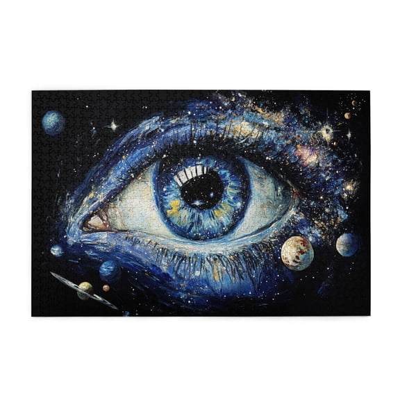 1000 PCS Eye Of The Universe Puzzles For Adults 1000 Pieces,Ideal For Relaxation And Family Fun,Fantasy Style Wooden Jigsaw Puzzles For Home Decor,Pieces Fit Together Perfectly