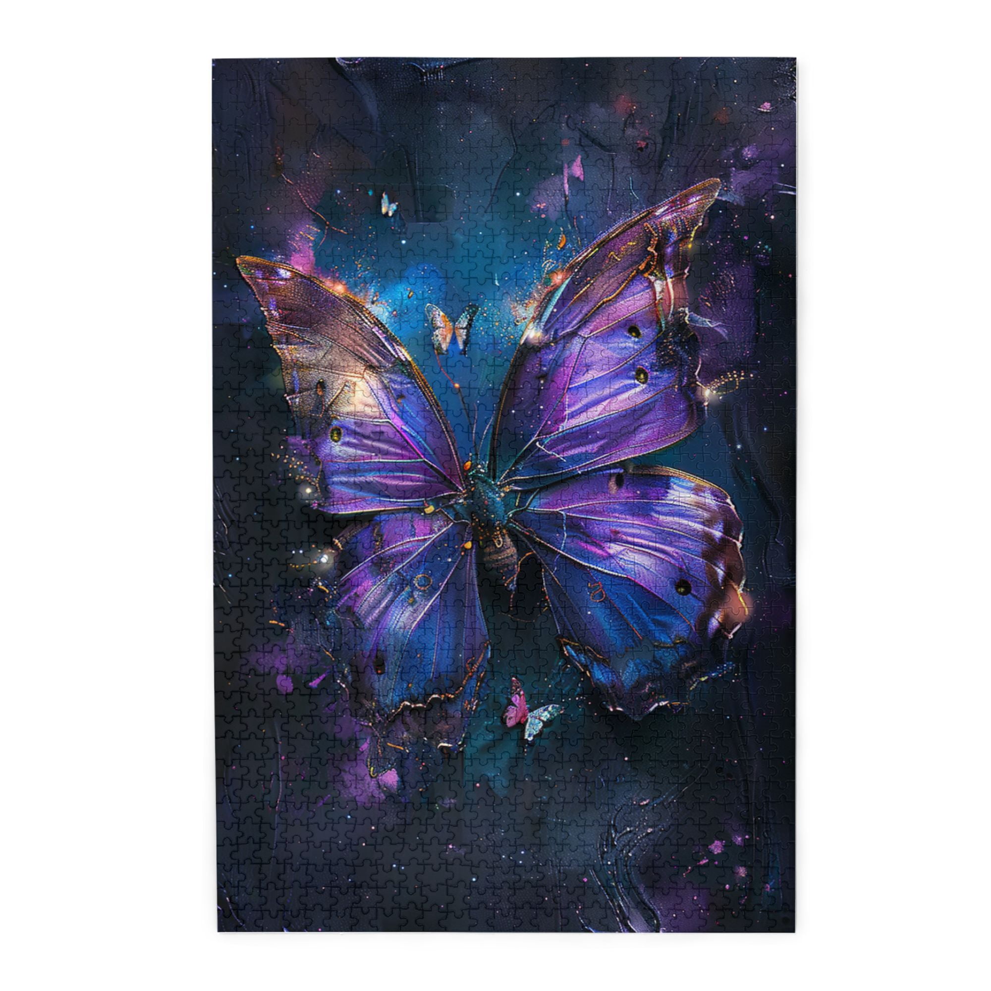 1000 PCS Fantasy Butterfly 1000 Piece Puzzle For Adults,Featuring Beautiful And Unique Illustrations,Depict A Dreamlike Butterfly,Modern Art Wooden Puzzle,Unique And Beautiful Design