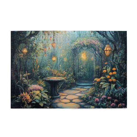 1000 PCS Fantasy Forests World 1000 Piece Puzzle For Adults,Enjoy The Puzzle Solving Process,Wonderful Imagination,Enchanting Forests Wooden Jigsaw,Great For Relaxation And Display For Puzzle Lovers