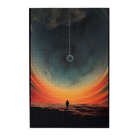 1000 PCS Fantasy Planet 1000 Pcs Jigsaw Puzzles For Adults,Wonderful Imagination,Funny Artwork For Adults,Family Leisure,Stress Relief And Entertainment,Exquisite Wooden Puzzle