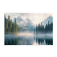 1000 PCS Forests Lake Landscape Wooden Jigsaw Puzzles 1000 Piece,Stress
