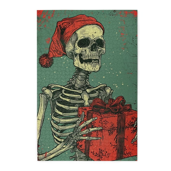 1000 PCS Gift of Skeleton People Wooden puzzles for adults 1000 pieces,Challenging Brain Exercise,Funny Artwork for Adults,Chic Gift of Skeleton People Wood Puzzle 1000 Piece,High difficulty puzzle