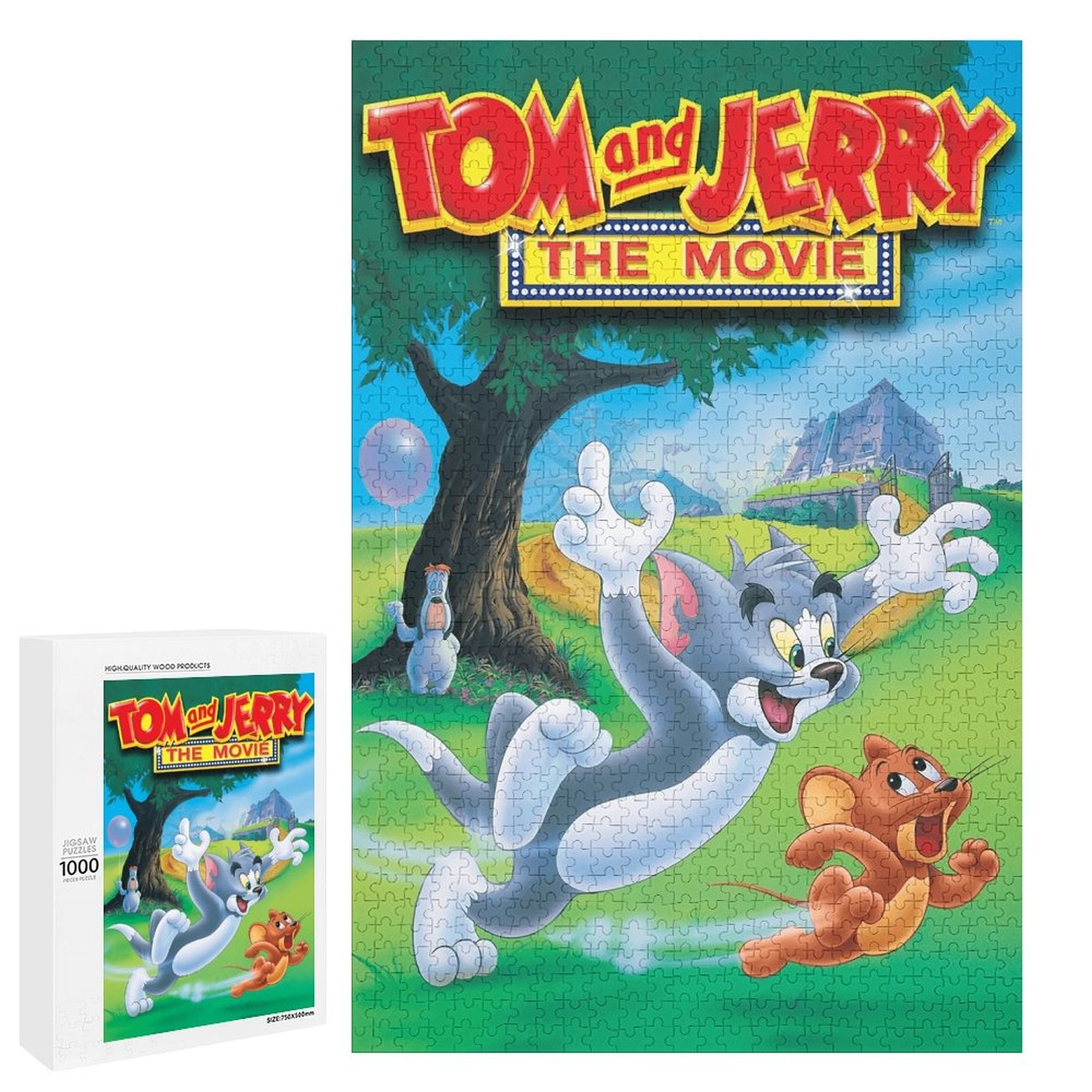1000 PCS Jigsaw Puzzle - Tom And Jerry Puzzle Enthusiasts - Walmart.com